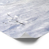 ドイツのランニング羊飼いの雪 ポスター (角)