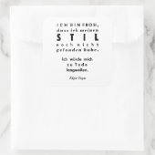 ドイツのリードタイピング引用文のエドガー・デガスプリント スクエアシール (バッグ)