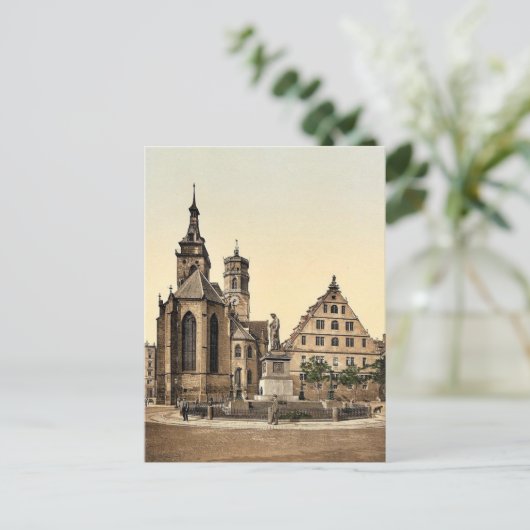 ドイツのレアPシュトゥットガルト州スティフトカーチェ ポストカード (スタンド正面)