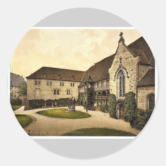 ドイツのレアPテューリンゲン州,ヴェストコバーグフルステンバウ ラウンドシール (正面)