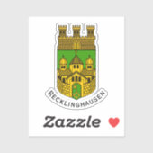 ドイツのレクリングハウゼンの紋章 シール (シート)