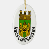 ドイツのレクリングハウゼンの紋章 セラミックオーナメント (右)