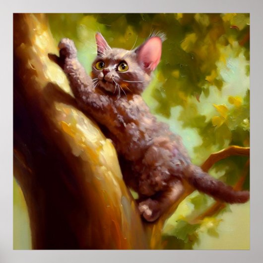 ドイツのレックス猫 ポスター (正面)