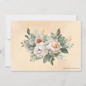 ドイツのロザリオフローラ葬儀の弔意悔やみや弔慰 サンキューカード (裏面)