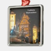 ドイツのローテンブルグのクリスマス メタルオーナメント (左)