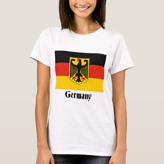 ドイツのワシの旗 Tシャツ (正面)