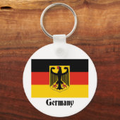 ドイツのワシ国旗 キーホルダー (正面)
