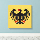 ドイツのワシ キャンバスプリント (インサイチュ (ウッドフロア))