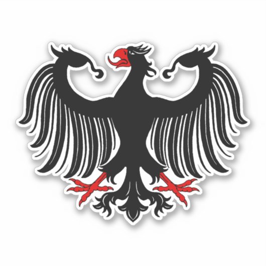 ドイツのワシ シール (正面)