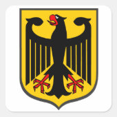 ドイツのワシ スクエアシール (正面)
