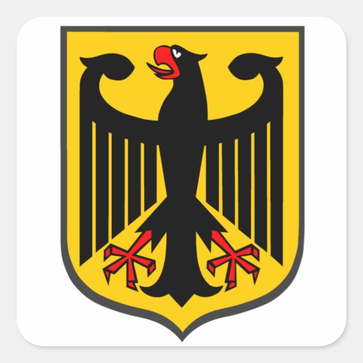 ドイツのワシ スクエアシール (正面)