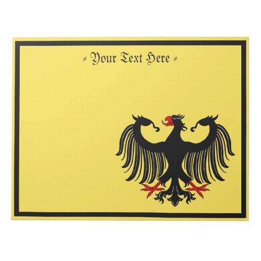 ドイツのワシ ノートパッド (正面)