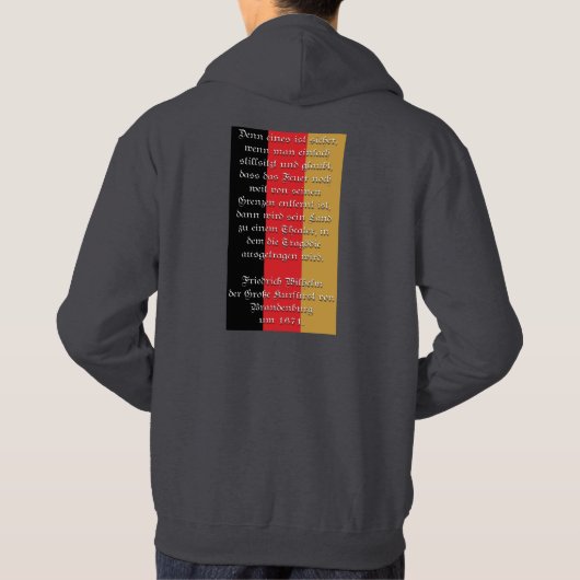 ドイツのワシ パーカ (裏面)