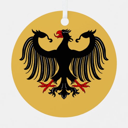 ドイツのワシ メタルオーナメント (正面)