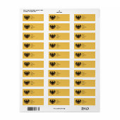 ドイツのワシ ラベル (フルシート)