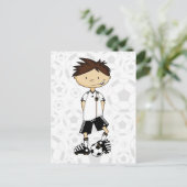 ドイツのワールドカップサッカー少年 ポストカード (スタンド正面)