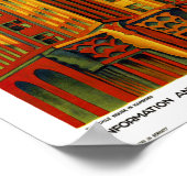 ドイツのヴィンテージ旅行のポスター復元 ポスター (角)