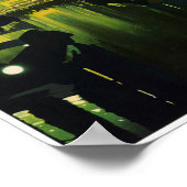 ドイツのヴィンテージ旅行のポスター復元 ポスター (角)