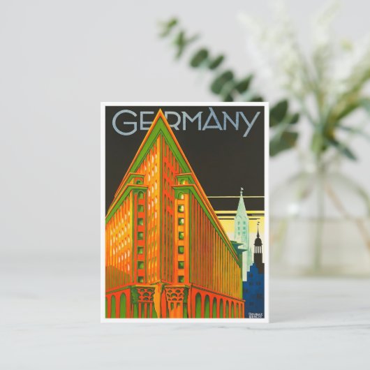 ドイツのヴィンテージ旅行はがき ポストカード (スタンド正面)