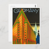ドイツのヴィンテージ旅行はがき ポストカード (正面/裏面)