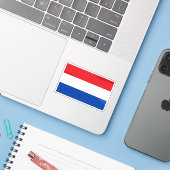ドイツのヴォルフェンビュッテル市の旗 シール (ノートパソコンとiPhone)