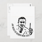 ドイツの作家のため ポストカード (正面/裏面)