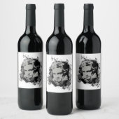 ドイツの作曲家ベートーベンクラシカル音楽 ワインラベル (ボトル)