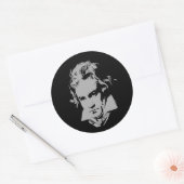 ドイツの作曲家、音楽のピアニストクラシカル。 ラウンドシール (封筒)