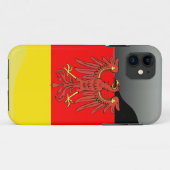 ドイツの光沢フラグ Case-Mate iPhoneケース (裏面(横))