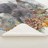 ドイツの冬の短いポインタ シェルパブランケット (3/4)