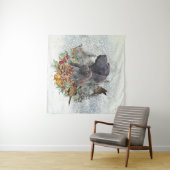 ドイツの冬の短いポインタ タペストリー (インサイチュ(横))