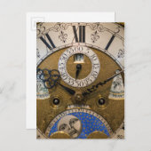 ドイツの古い時計の近く ポストカード (正面/裏面)