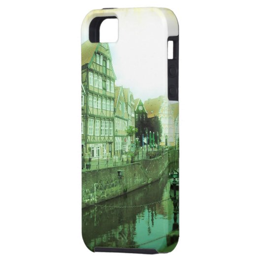 ドイツの古い町 Case-Mate iPhoneケース (裏面左)