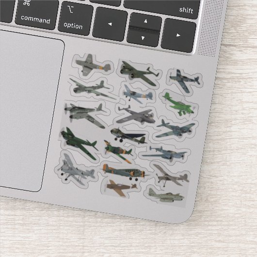ドイツの各種第2次世界大戦飛行機 シール (詳細)