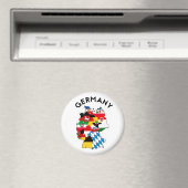 ドイツの国政国旗のマップ地域 マグネット (インサイチュ (食洗機))