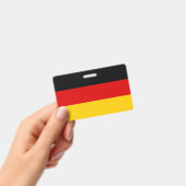 ドイツの国旗が付いた名札 バッジ (手持ち)