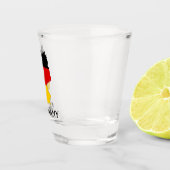 ドイツの国旗の地図 ショットグラス (右)