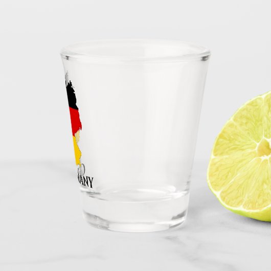 ドイツの国旗の地図 ショットグラス (右)