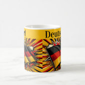 ドイツの国旗マグカップ。 コーヒーマグカップ (中央)