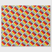 ドイツの国旗柄の包装紙 ラッピングペーパー (フラット)