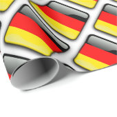 ドイツの国旗柄の包装紙 ラッピングペーパー (ロールコーナー)