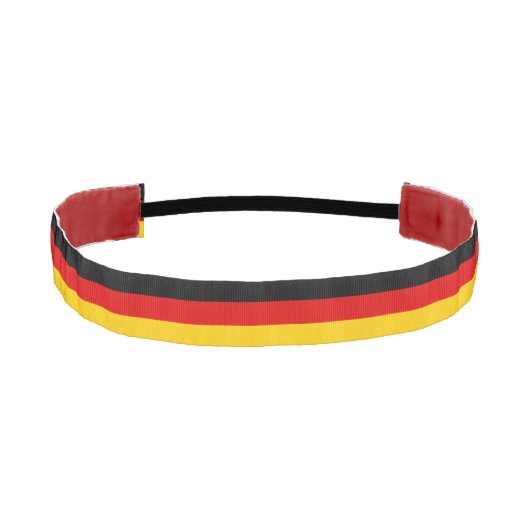 ドイツの国旗 アスレチックヘッドバンド (正面)