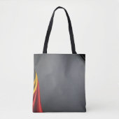 ドイツの国旗 シルクの質感 トートバッグ (正面)