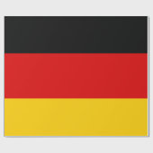 ドイツの国旗 (ドイツ) ラッピングペーパー (フラット)