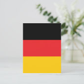 ドイツの国旗 ポストカード (スタンド正面)