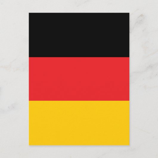 ドイツの国旗 ポストカード (正面)