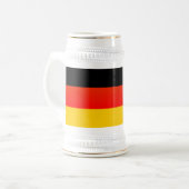 ドイツの国旗 or ゲルマンの国旗 ビールジョッキ (正面左)