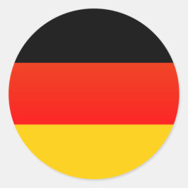 ドイツの国旗 or ゲルマンフラッグ ラウンドシール