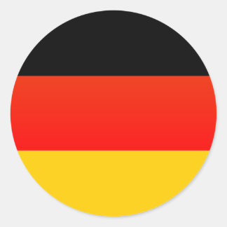 ドイツの国旗 or ゲルマンフラッグ ラウンドシール