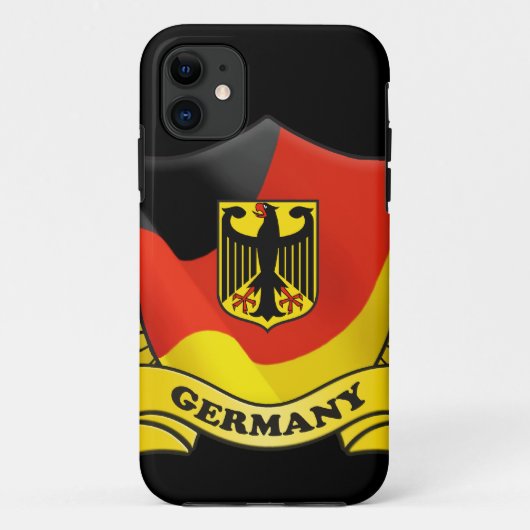 ドイツの国旗iPhone 5 カバー (裏面)